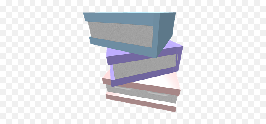 A Stack Of Pastel Books - Roblox Horizontal Png,Stack Of Books Png