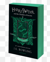 Harry Potter And The Chamber Of Secrets - Book Slytherin Edition png