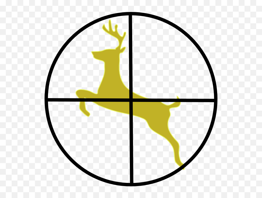 Download Rifle Scope Crosshairs Png - 7 As A Fraction,Hunting Rifle Png