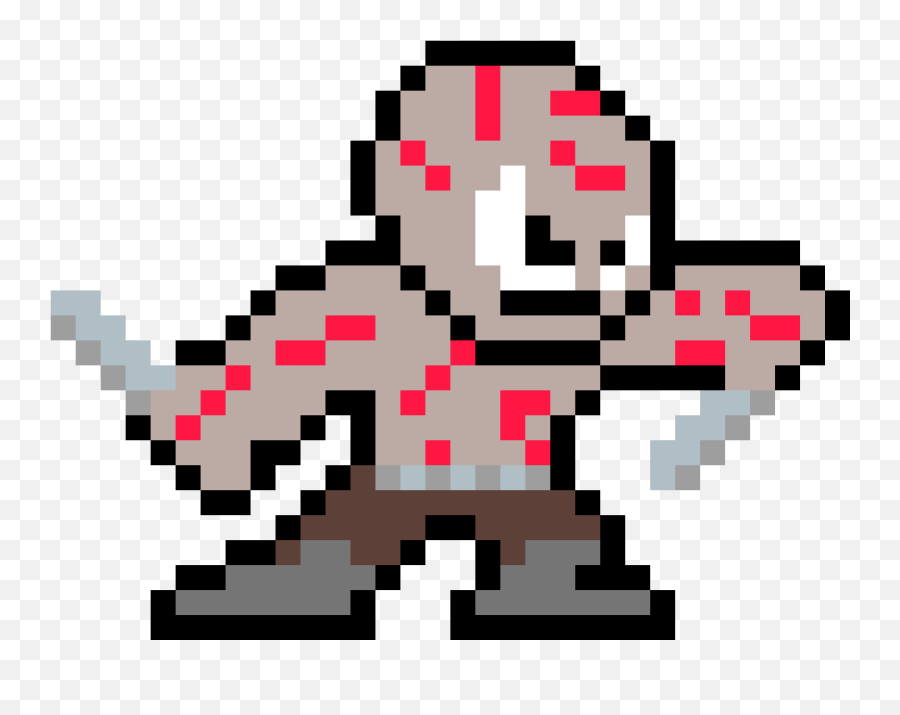 Pixilart - Drax By Davismr2020 Video Game Characters Png,Drax Png