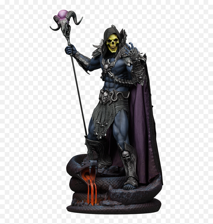 Masters Of The Universe Skeletor Statue - Skeletor He Man Action Figure Png,Skeletor Transparent