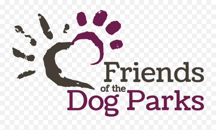 Friends Of The Dog Parks Has A New Logo - Dog Park Png,Pink Dog Logo
