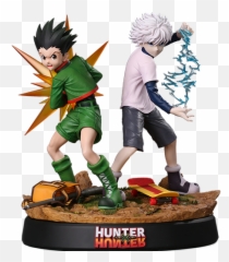 Hunter X Gon Killua Statue - Gon And Killua Art Png,Killua Transparent