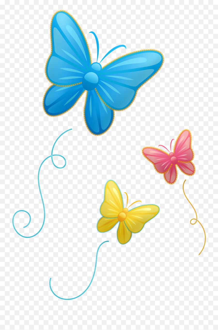 Butterflies Flying Insect - Free Image On Pixabay Girly Png,Butterfly Flying Png