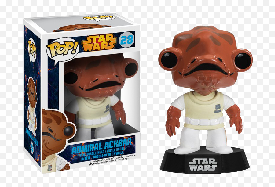 Star Wars - Funko Pop Admiral Ackbar 28 Png,Admiral Ackbar Png