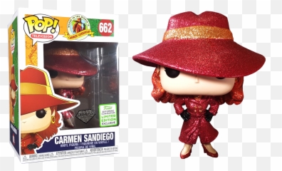 Carmen Sandiego Diamond Glitter - Carmen Sandiego Netflix Pop Png,Carmen Sandiego Logo