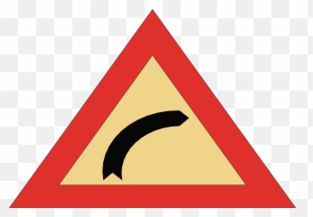 Turn Right Triangle Signal - Sign Png,Right Triangle Png