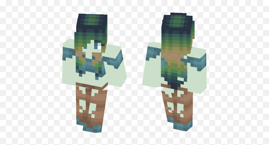 Download Female Minecraft Skins - Human Minecraft Zombie Girl Png,Minecraft Tree Png