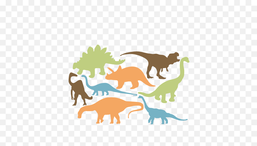 Dinosaurs Background Transparent Png - Free Printable Dinosaur Silhouette,Dinosaur Silhouette Png