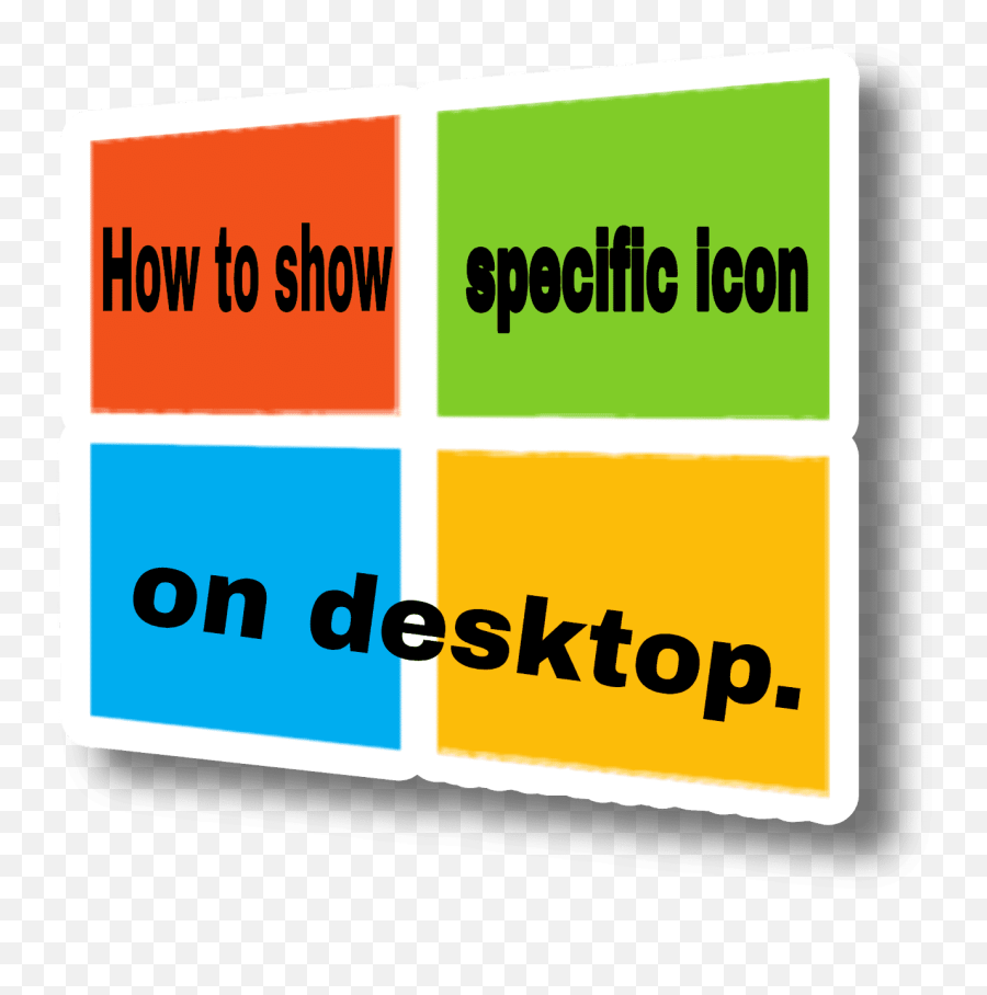 Some Specific Icon - Horizontal Png,Windows Desktop Icon