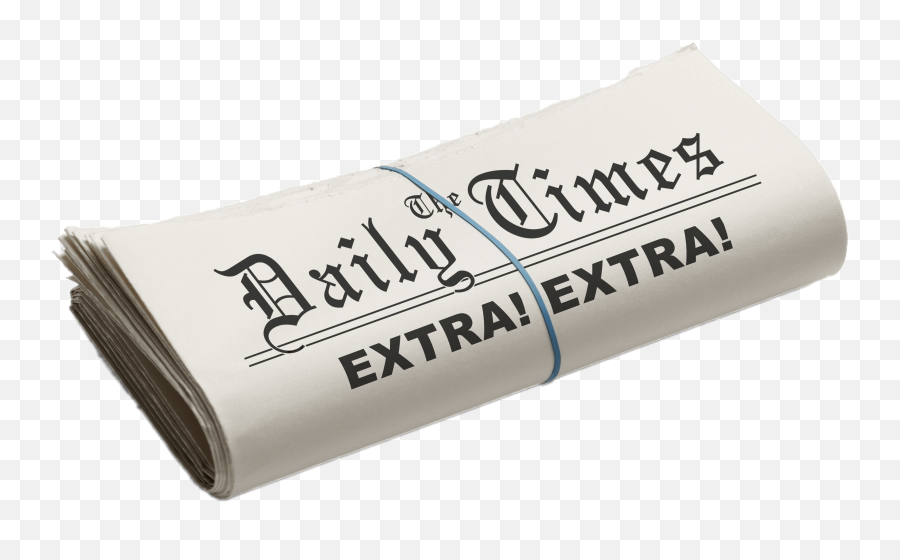 Folded Newspaper Transparent Png - Newspaper Transparent Png,News Paper Png