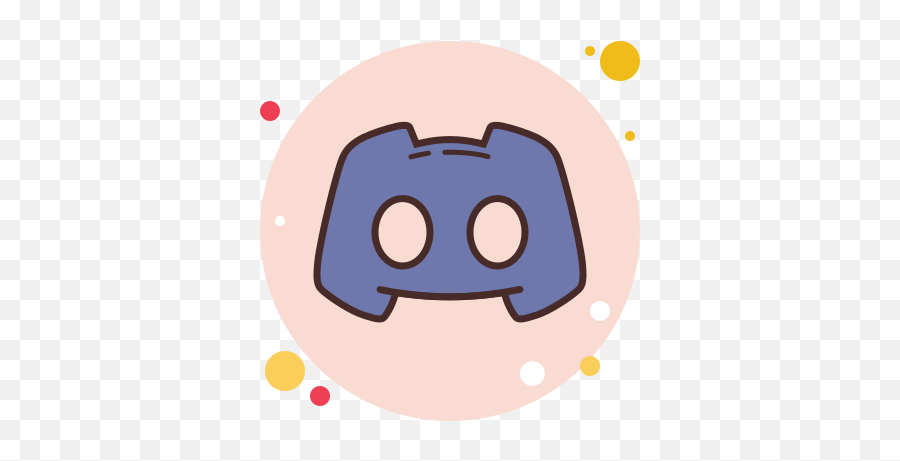 Discord New Icon In Circle Bubbles Style - Discord Icon Pastel Png,What Is The Discord Icon