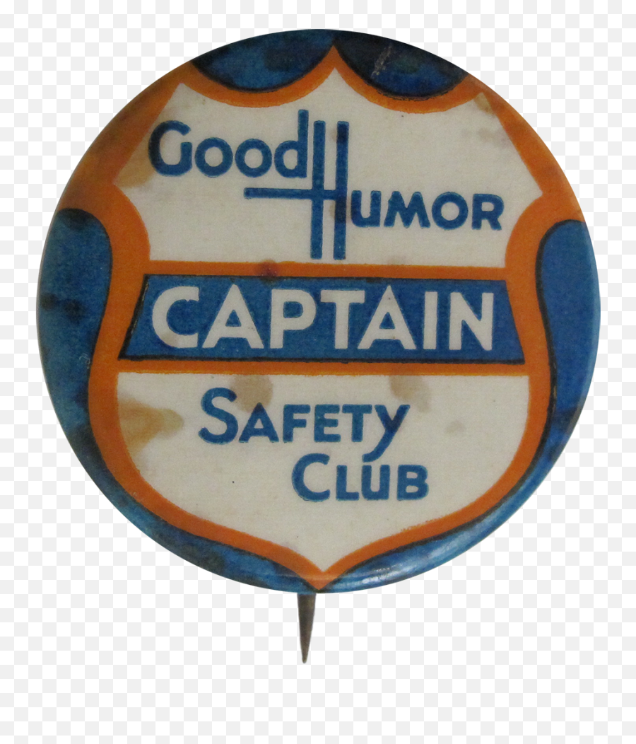 Good Humor Safety Club Captain - Badge Png,Good Humor Logo