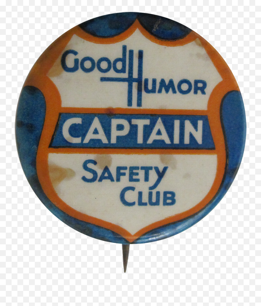 Good Humor Safety Club Captain - Badge Png,Good Humor Logo - free ...