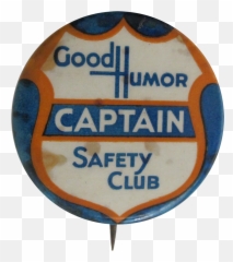 Good Humor Safety Club Captain - Badge Png,Good Humor Logo