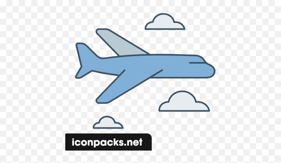 Free Plane Icon Symbol Png Svg Download - Airliner,Blue Airplane Icon