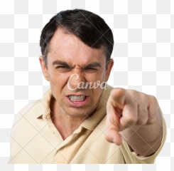 Person Pointing Png - Pointing Finger Photos By Angry Man Person