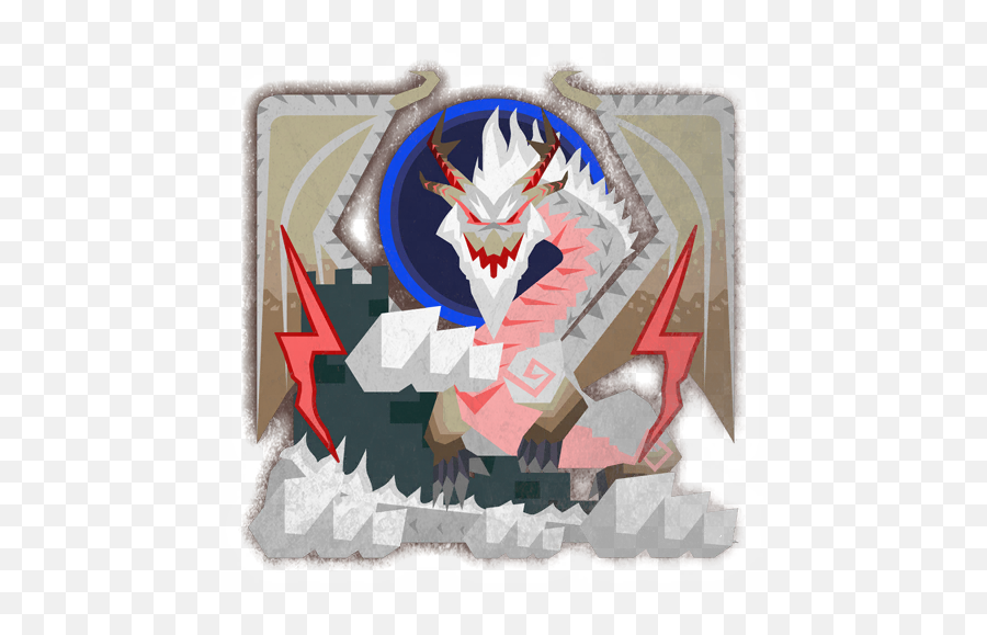 White Fatalis Monster Hunter Art Series - White Fatalis Mhw Icon Png,Valstrax Icon