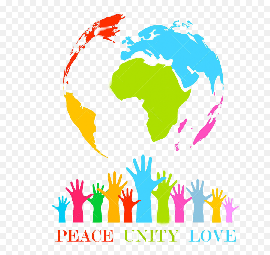 Peace Unity Love Png Image - Vector World Map Png,Unity Png