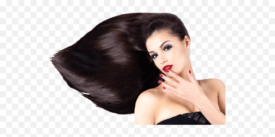Download Hd Black Hair Model Png - Imagen De Pelos Largos,Models Png