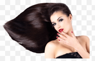 Download Hd Black Hair Model Png - Imagen De Pelos Largos,Models Png