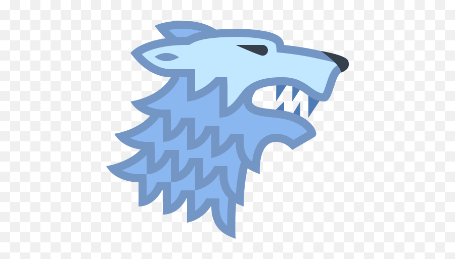 House Stark Icon In Office S Style - House Stark Logo Vector Blue Png,Game Of Thrones Icon Png