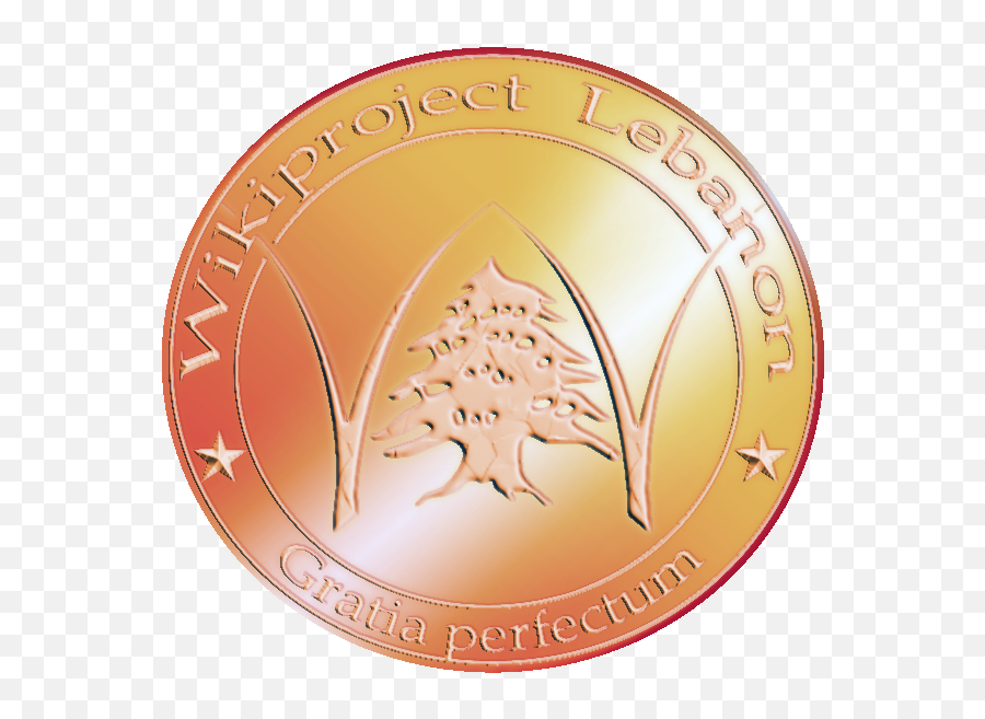 Filewikiproject Lebanon Bronze Medalpng - Wikimedia Commons Emblem,Lebanon Icon