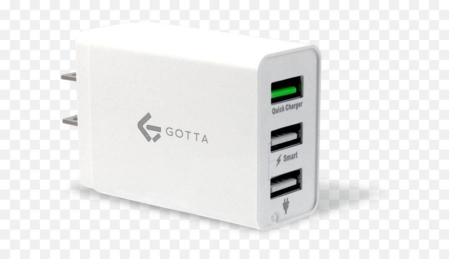 30w Qc30 3 - Port Usb Wall Charger U2013 Gotta Electronics Png,Charger Png