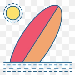 Travel Holiday Vacation Surf Sun Free Icon Of Png