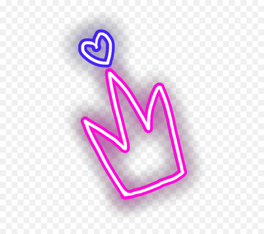 Transparent Neon Heart Png - Glow Neon Png Transparente Neon Glowing Effect Png,Neon Png