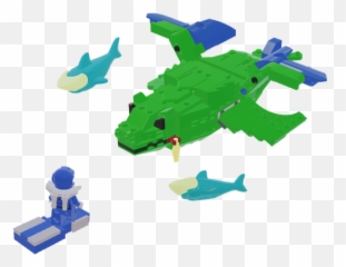 Lego Ideas - Terraria Duke Fishron Battle Lego png