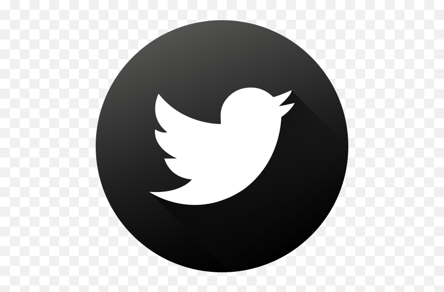 Black White Circle High Quality Long - Circle Logo Twitter Icon Png,White Twitter Logo Png