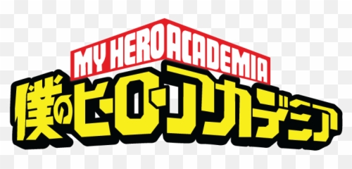 My Hero Academia Logo Clipart - Title Font png