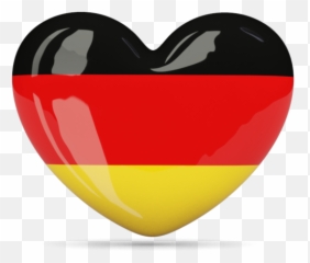 Flag Icon Of Germany - Heart Transparent PNG