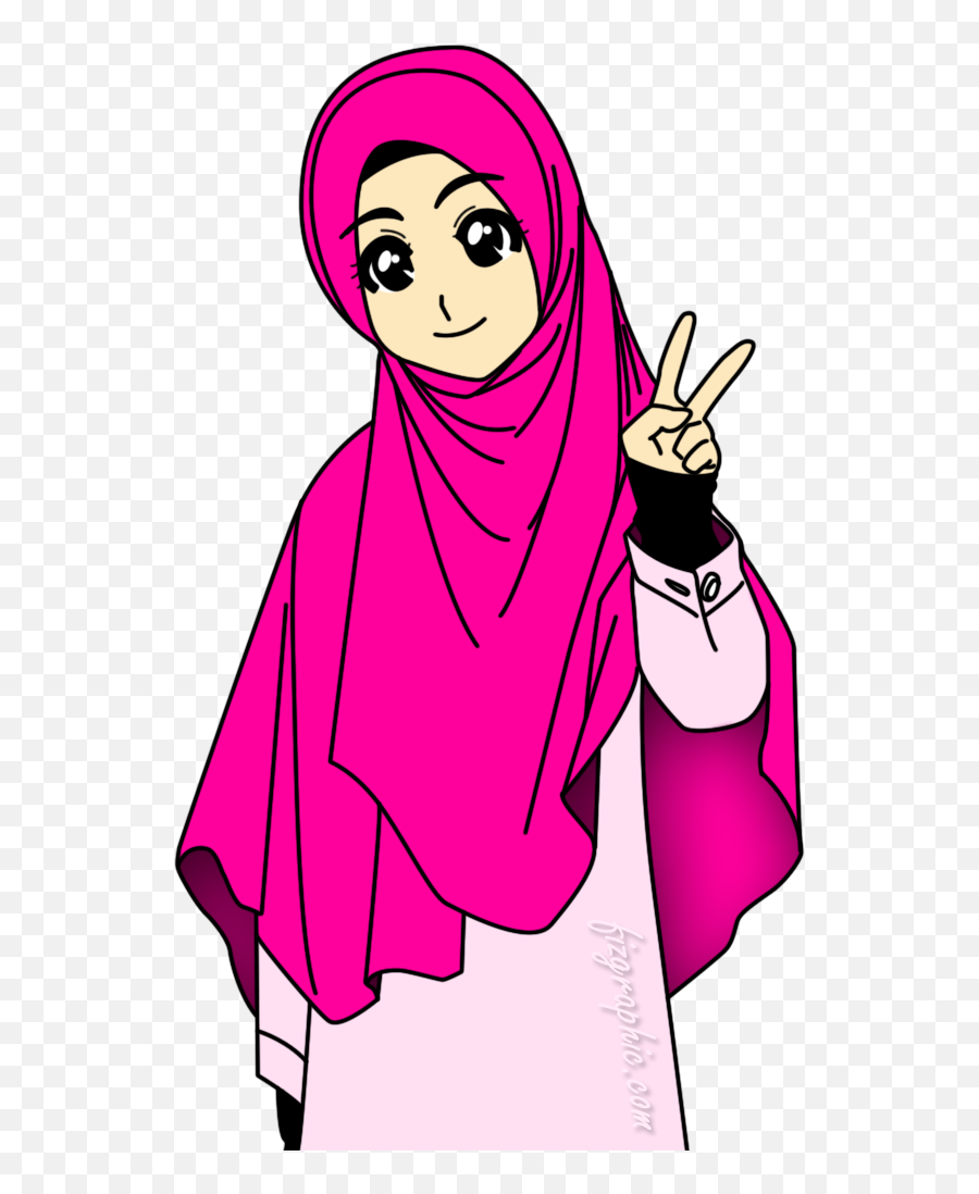 Parent Clipart Islam Person Transparent - Gambar Kakak Kartun Muslimah Png,Islam Transparent
