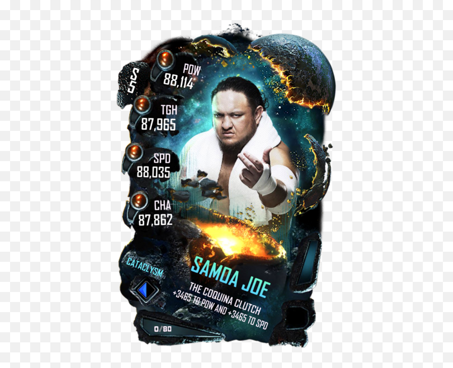 Samoa Joe - Wwe Supercard Season 2 Debut Wwe Supercard Wwe Supercard Giants Unleashed Png,Samoa Joe Png