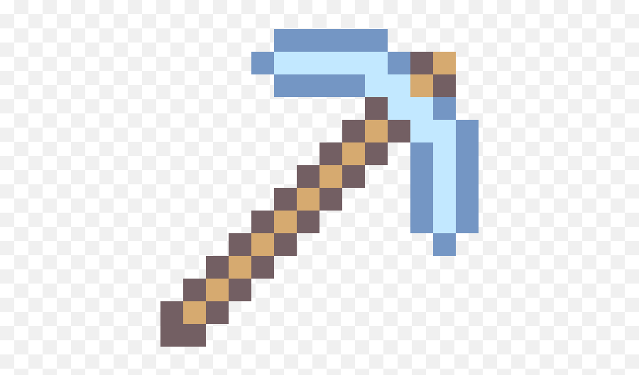 Minecraft Pickaxe Icon - Free Download Png And Vector Minecraft Pickaxe Drawing,Pick Axe Png