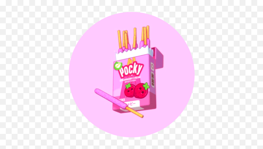 Kawaii Pocky Freetoedit Sticker Chasityjay Png - Strawberry Pocky Gif,Pocky Png