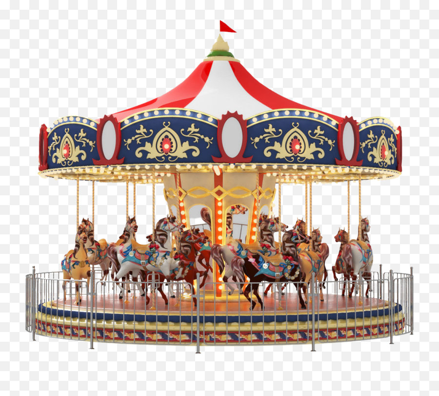 Carousel Png Images Transparent Background Play - Carousel 3d Model Free,Fair Png