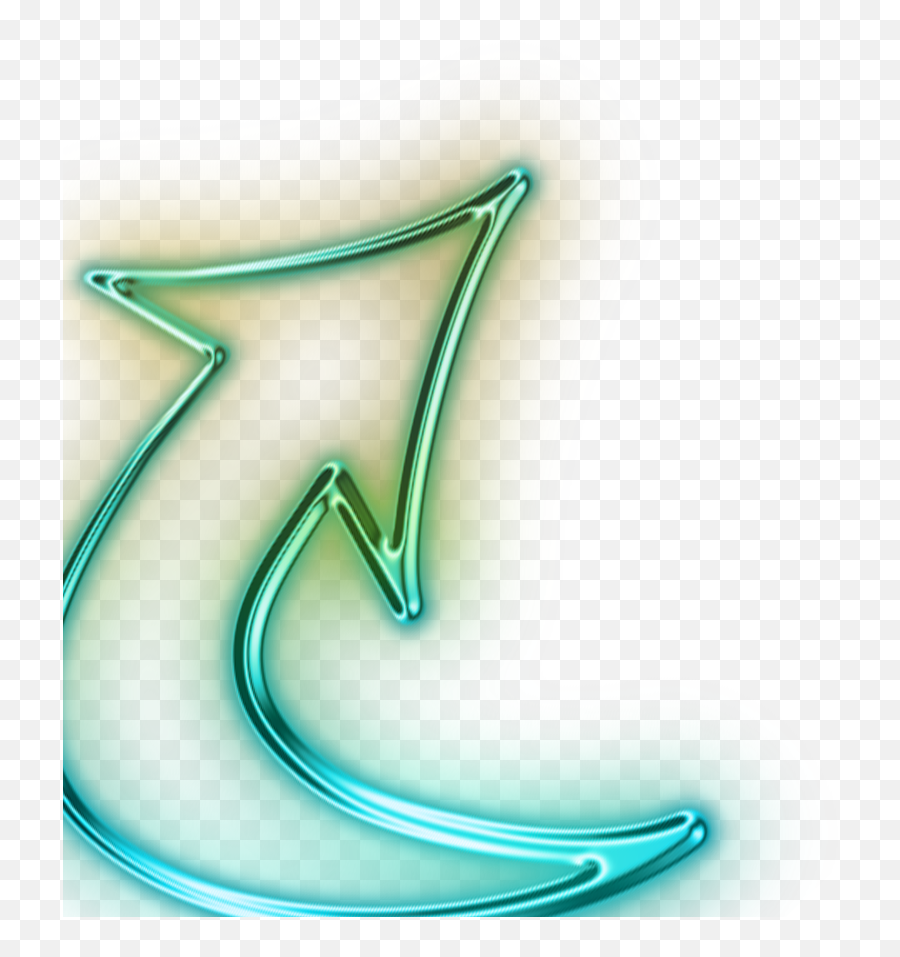 Neon Party Crew - Curved Neon Arrow Png,Arrow Icon Png