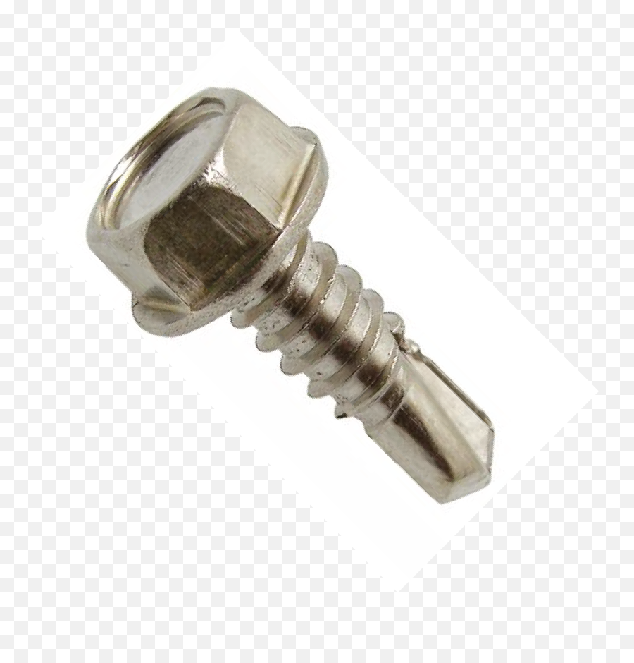 Download Hexagon Head With Flange Self - Drilling Screws Tool Png,Screw Head Png