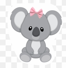 Bow - Cute Koala Clipart Png,Koala Bear Png