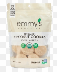 Vanilla Bean 9 - Pack 8 Bags U2013 Organic Coconut Cookies Organic Vanilla Bean 3 Pack 12 Bags Png,Vanilla Bean Png