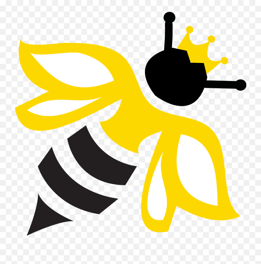 Queen Bee Logo Design - Queen Bee Clip Art Png,Queen Bee Png