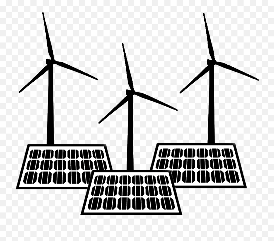 Wind Turbine - Wind And Solar Energy Icon Png,Windmill Png
