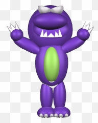 Evil Barney Satam 1 - 3d Barney The Dinosaur Png,Barney Png