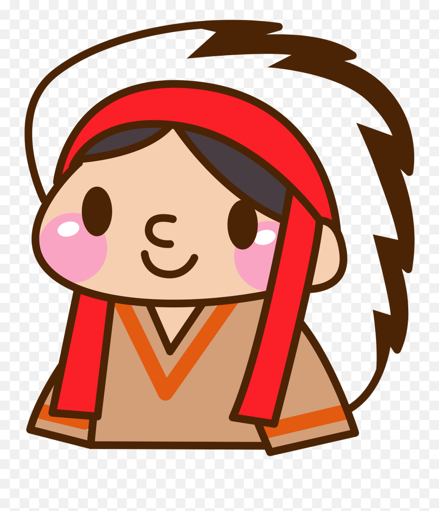 Native American Indian Clipart - Transparent Indigenous People Clipart Png,Indian Headdress Png