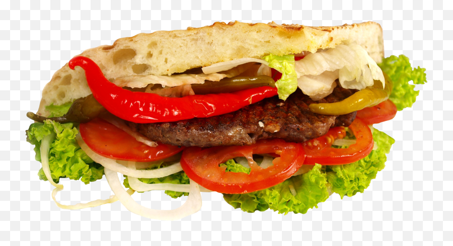 Download Burger Oriental Png Image For - Fast Food Items Hd Png,Hamburgers Png