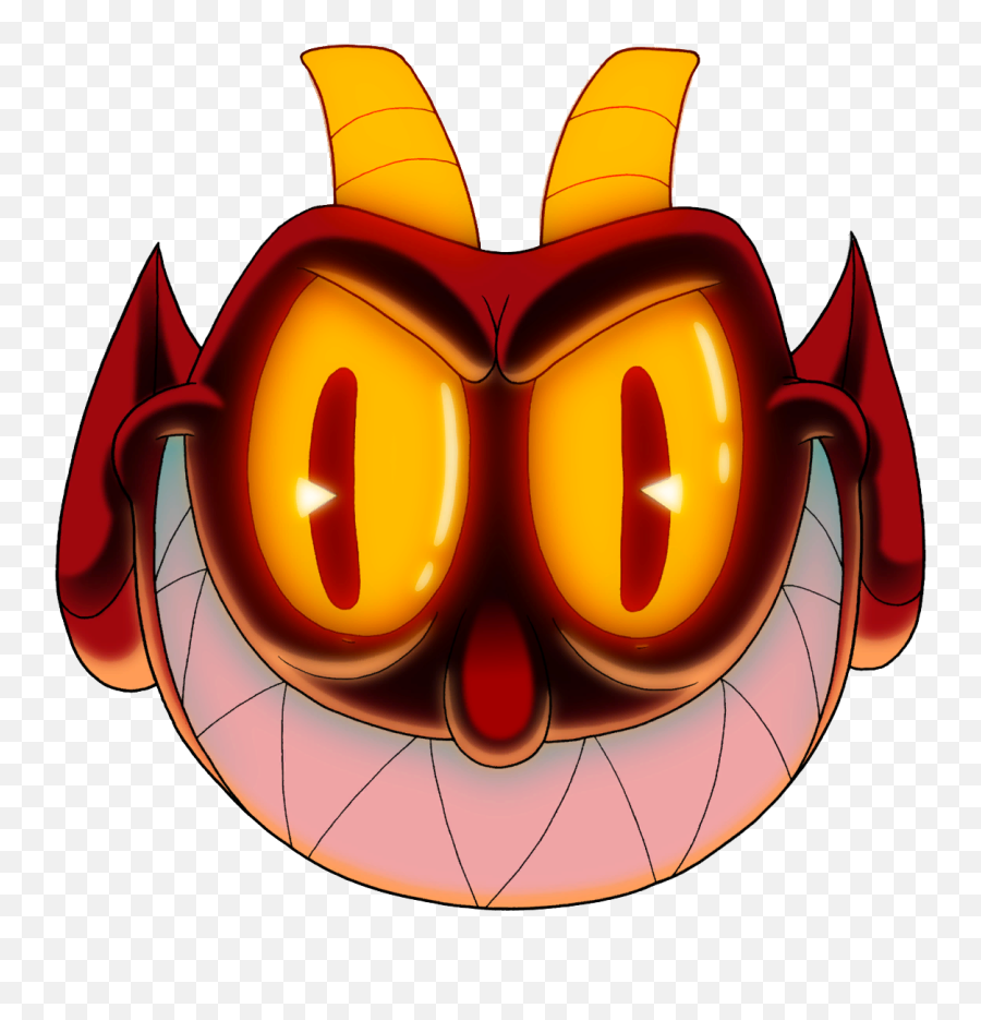 The Devil - Devil From Cuphead Png,Devil Eyes Png