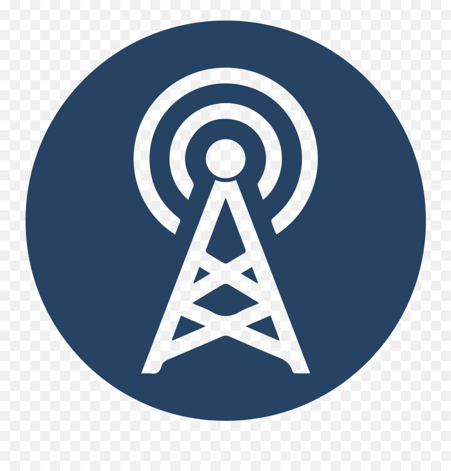 Radio Tower Icon - Vector Graphics Full Size Png Download Radio Tower Icon Png,Radio Tower Png